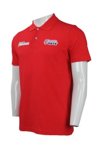 P824 來樣訂做短袖Polo恤 網上下單短袖Polo恤 辯論協會 Polo恤供應商     紅色
